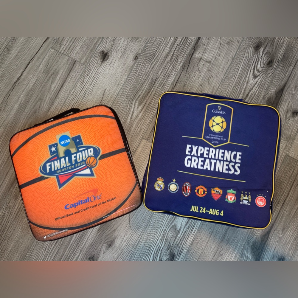 2014 International Soccer‎ Champions Cup 2016 & NCAA Final 4 Basketball Cushions
